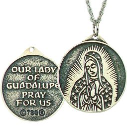 Our Lady of Guadalupe Sterling Pendant