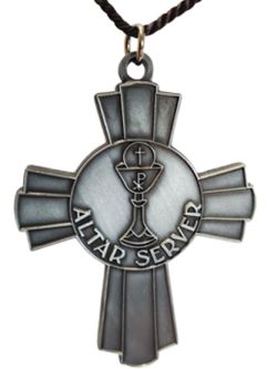 Silver Plated Altar Server Pendant