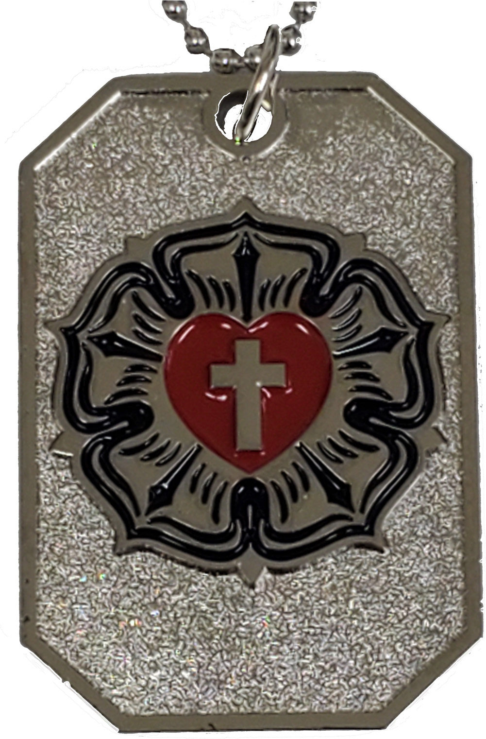 Luther Rose Dog Tag Pendant Terra Sancta Guild luther-rose-dog-tag-pendant-terra-sancta-guild