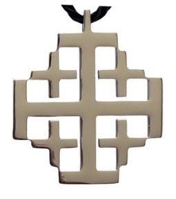 Stainless Steel Jerusalem Cross