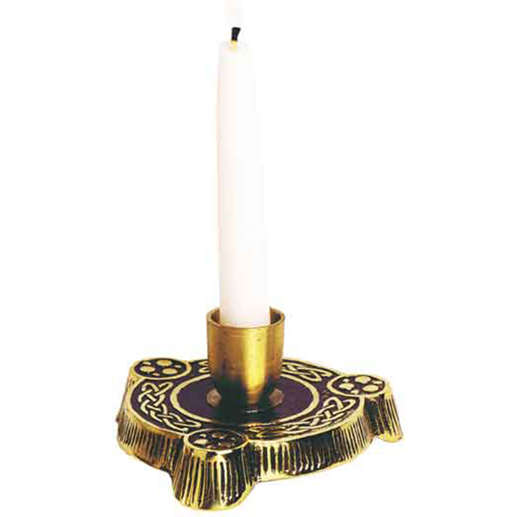 Celtic Candel Holders Celtic Bronze Candle Holders Terra Sancta Guild