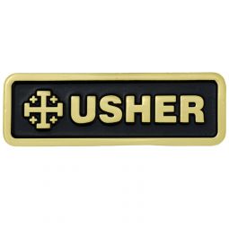 Jerusalem Cross Usher Badge