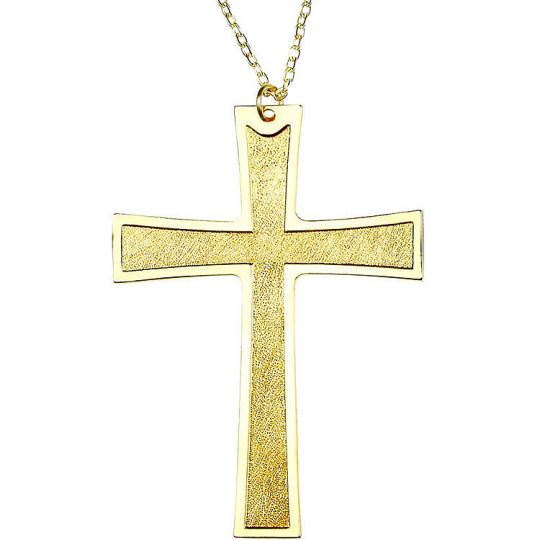 New Gold Plated Celtic Pectoral Cross, 36