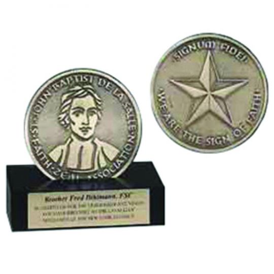 LaSallian Medallion on Stand