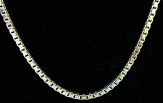 30" Sterling Box Silver Chain