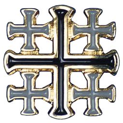 Jerusalem Cross Pin