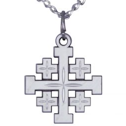 Diamond Cut Jerusalem Cross
