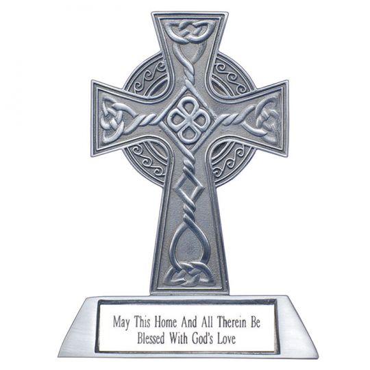 Celtic House Blessing Cross