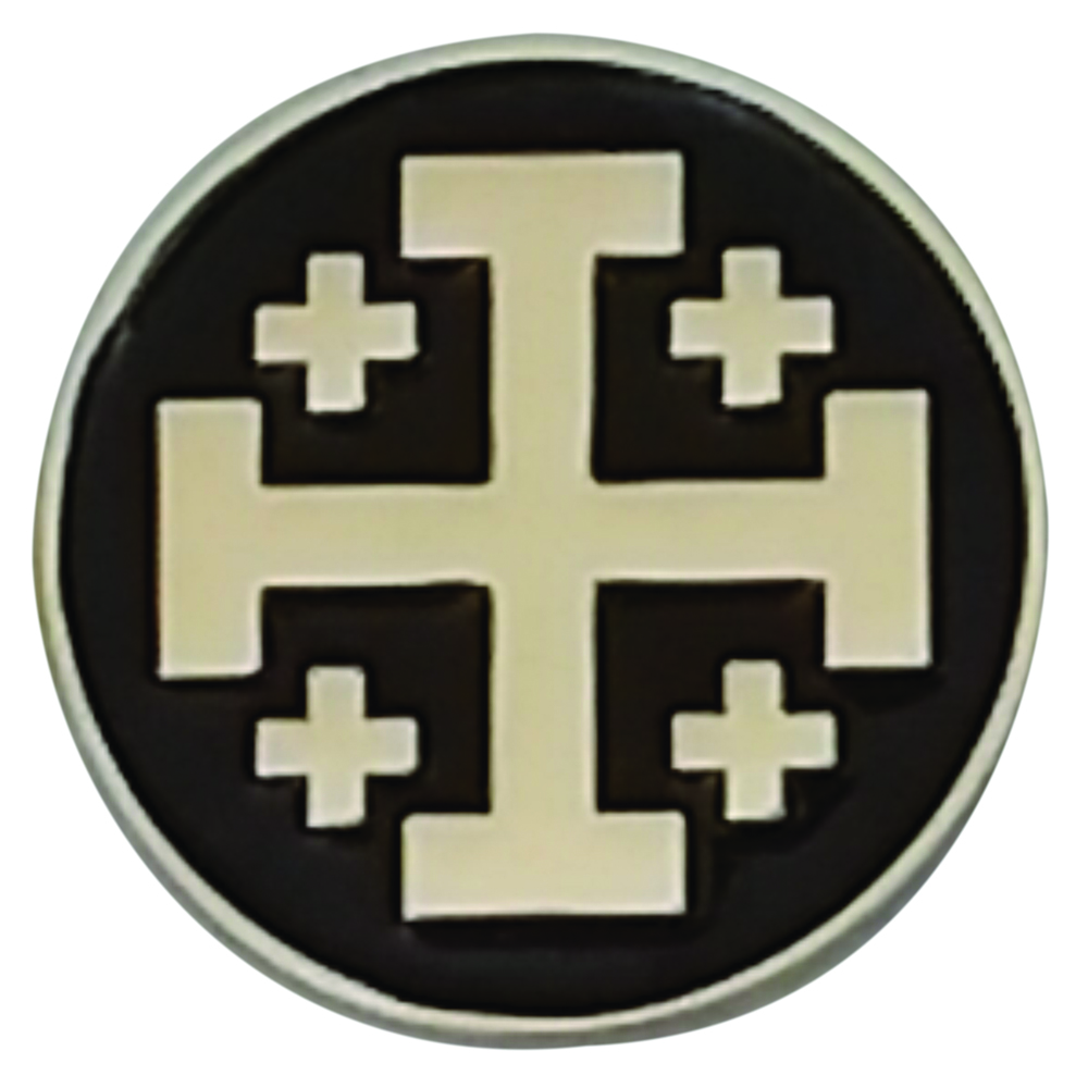 Jerusalem Cross Pins Crusader Cross Lapel Pins Terra Sancta Guild