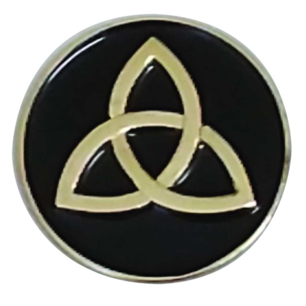 Celtic Trinity Pin Trinity Lapel Pins Terra Sancta Guild