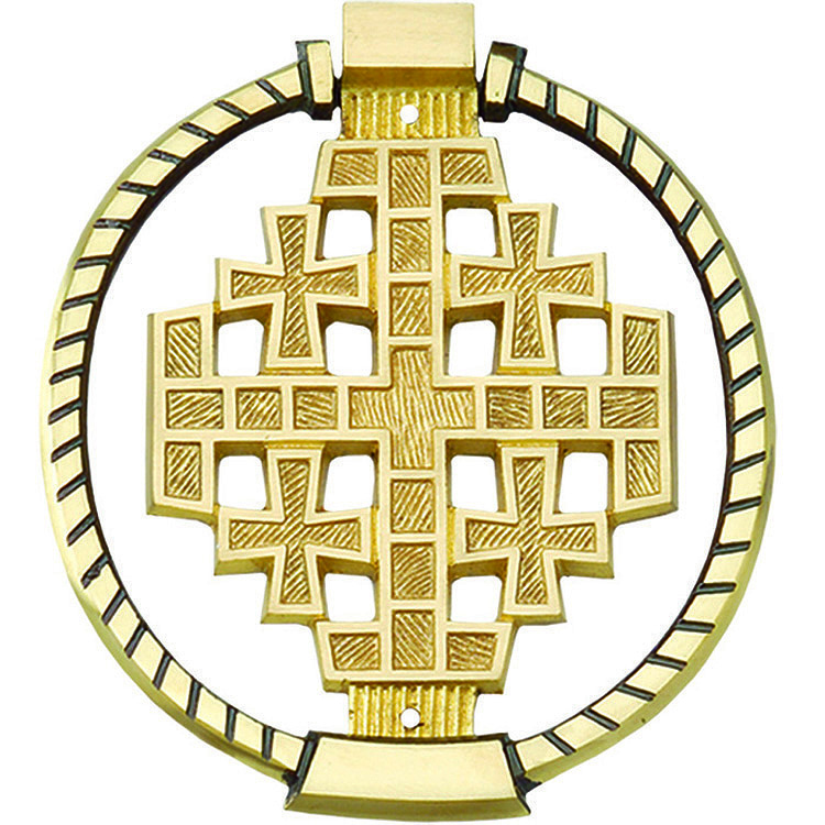 Jerusalem Cross Door Knockers Terra Sancta Guild Jerusalem Cross