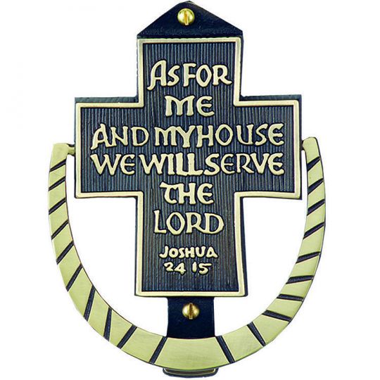 As For Me and My House Door Knocker