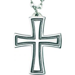 Flared Cross - Sterling Silver