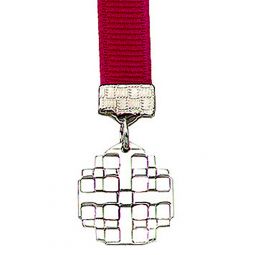 Silver Jerusalem Cross Bookmark