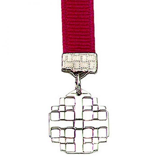 Silver Jerusalem Cross Bookmark