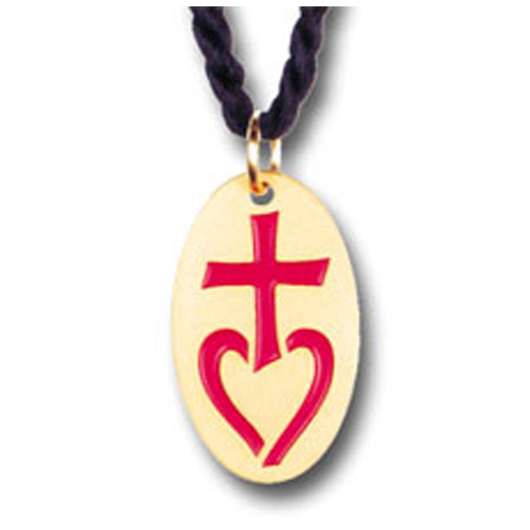 Cross and Heart Pendant