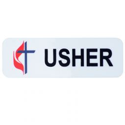 United Methodist Church Usher Badge