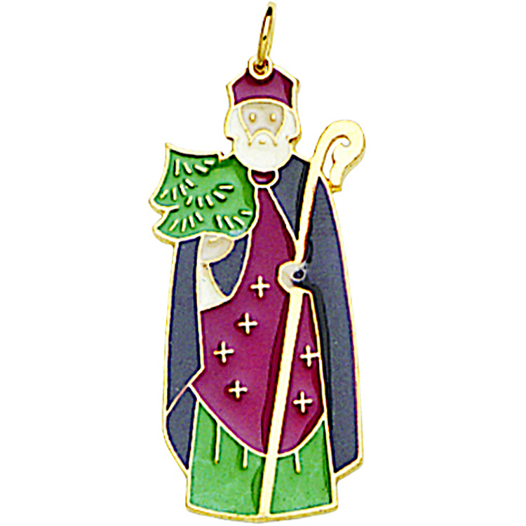 St. Nicholas Ornament St. Nicholas Pendant Terra Sancta Guild