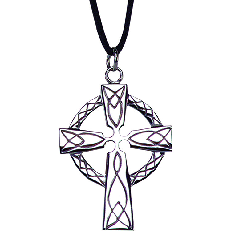 Fishers of Men Cross | Stainless Steel Celtic Design Cross | Terra