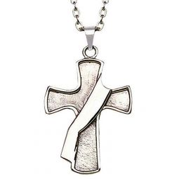 Stainless Steel Deacon Cross