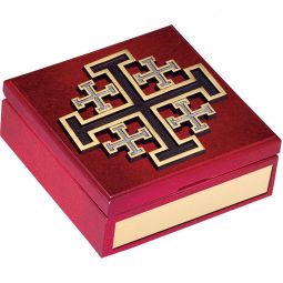 Jerusalem Cross Keepsake Box