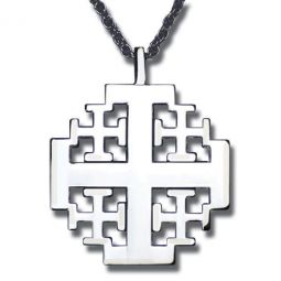 New Jerusalem Cross Sterling Silver