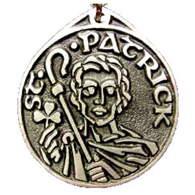 St Patrick's Pewter Medal Irish Medal Irish gift Terra Sancta Guild