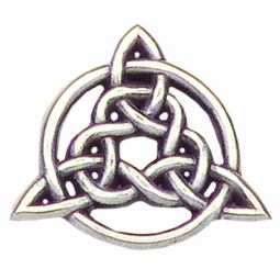 Circle of Life Trinity Knot Pin