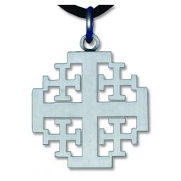 Pewter Finished Jerusalem Cross