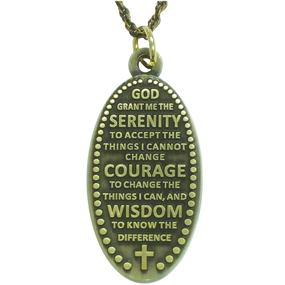 Serenity Prayer Pendants | Serenity Prayer Medals | Terra Sancta Guild