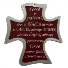 Love is Patient, Love is Kind Wall Coss