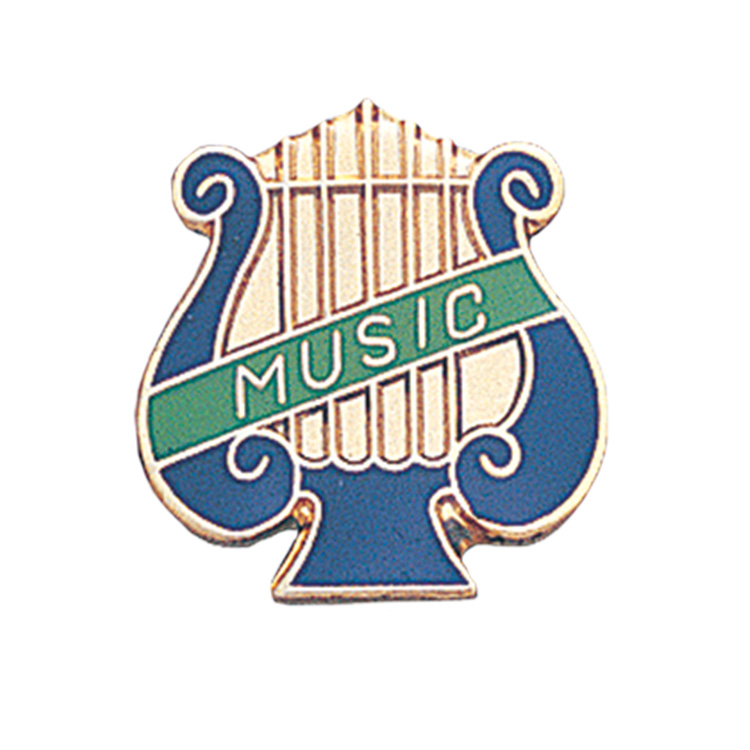 Music Lyre Pin Terra Sancta Guild