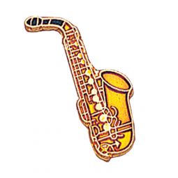Saxophone Instrument Pin