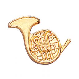 French Horn Instrument Pin