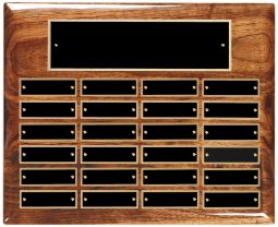 Walnut piano-finish Elegant Perpetual Plaques