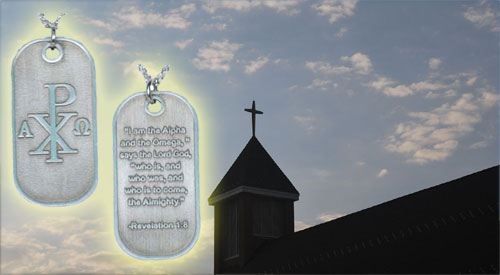 Alpha Omega Dog Tags