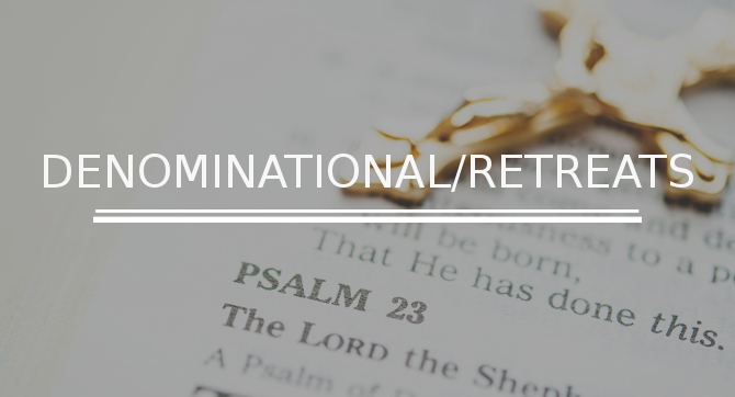 Denominational / Retreats - Items for specific denominations or retreat occaisions